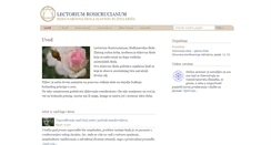 Desktop Screenshot of lectoriumrosicrucianum.hr